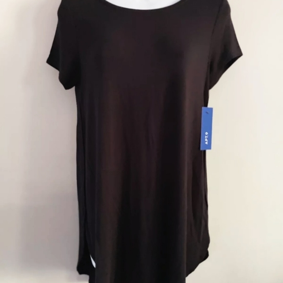 Apt. 9 Tops - Apt. 9 Black Tunic Blouse XSmall NWT